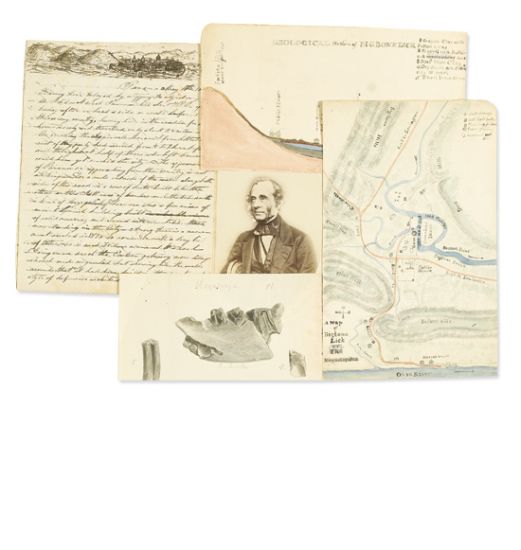 (NATURAL HISTORY.) Archive of scientific and family papers of naturalists William Cooper and his son James Graham Cooper.